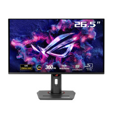 ASUS ROG Strix 27” 1440P OLED Gaming Monitor (XG27ACDNG) - QD-OLED, QHD (2560 x 1440), 360Hz, 0.03ms, Custom Heatsink, OLED Care+, G-SYNC Compatible, 99% DCI-P3, DisplayWidget, AI Gaming